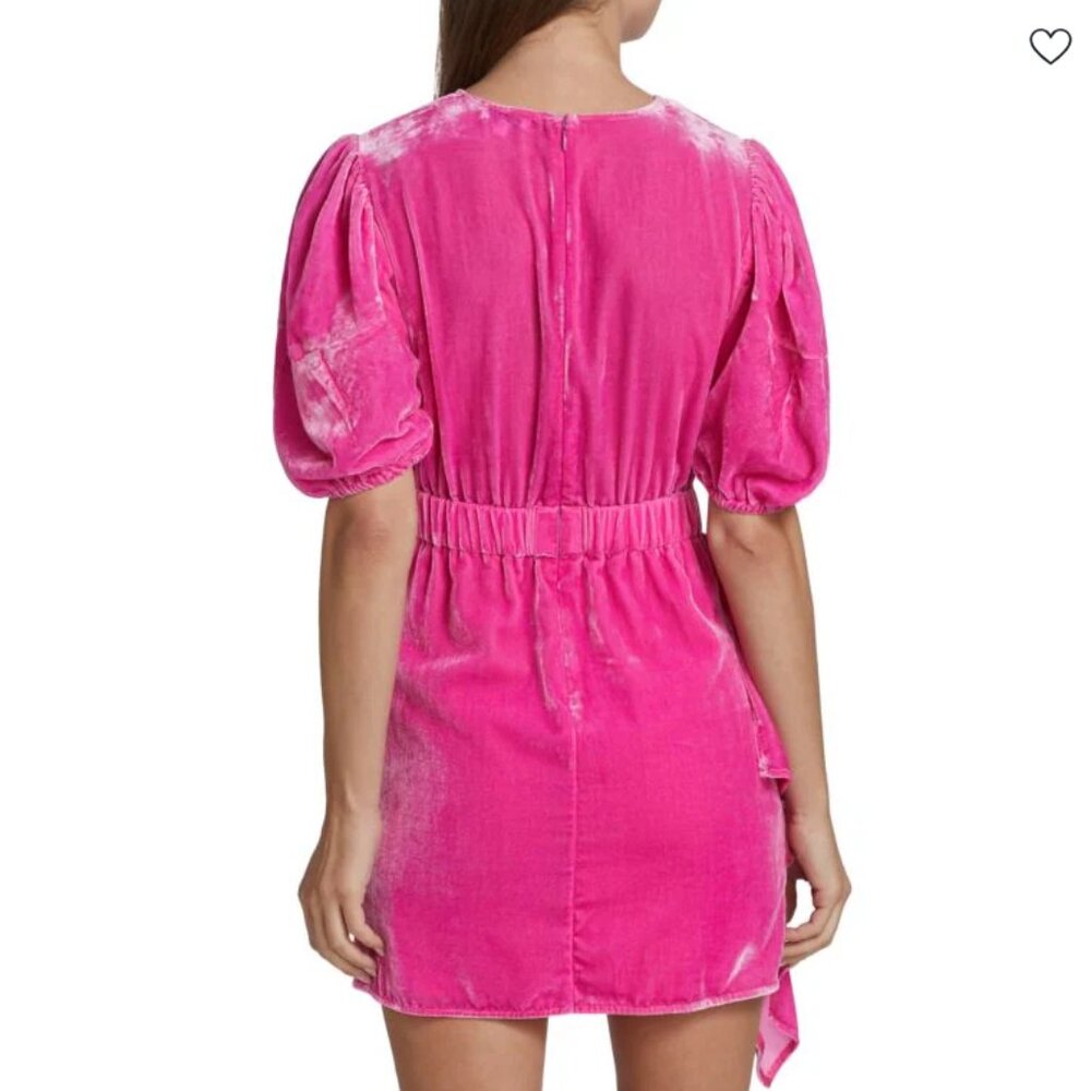 RHODE Pia Velvet Mini Dress in Jaipur NWT - Picture 2 of 8